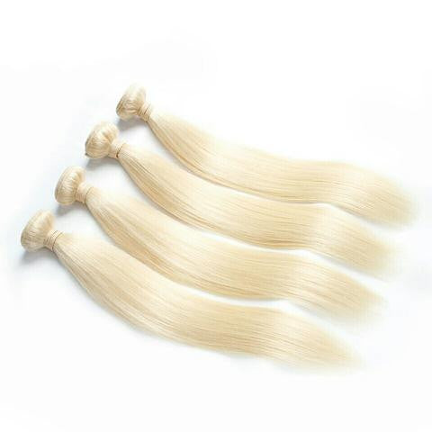 Blonde Brazilian Human Hair 4 Bundles