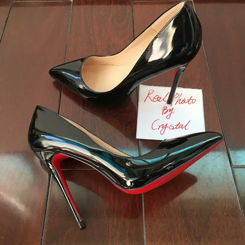 Women Spike Red Bottom High Heels